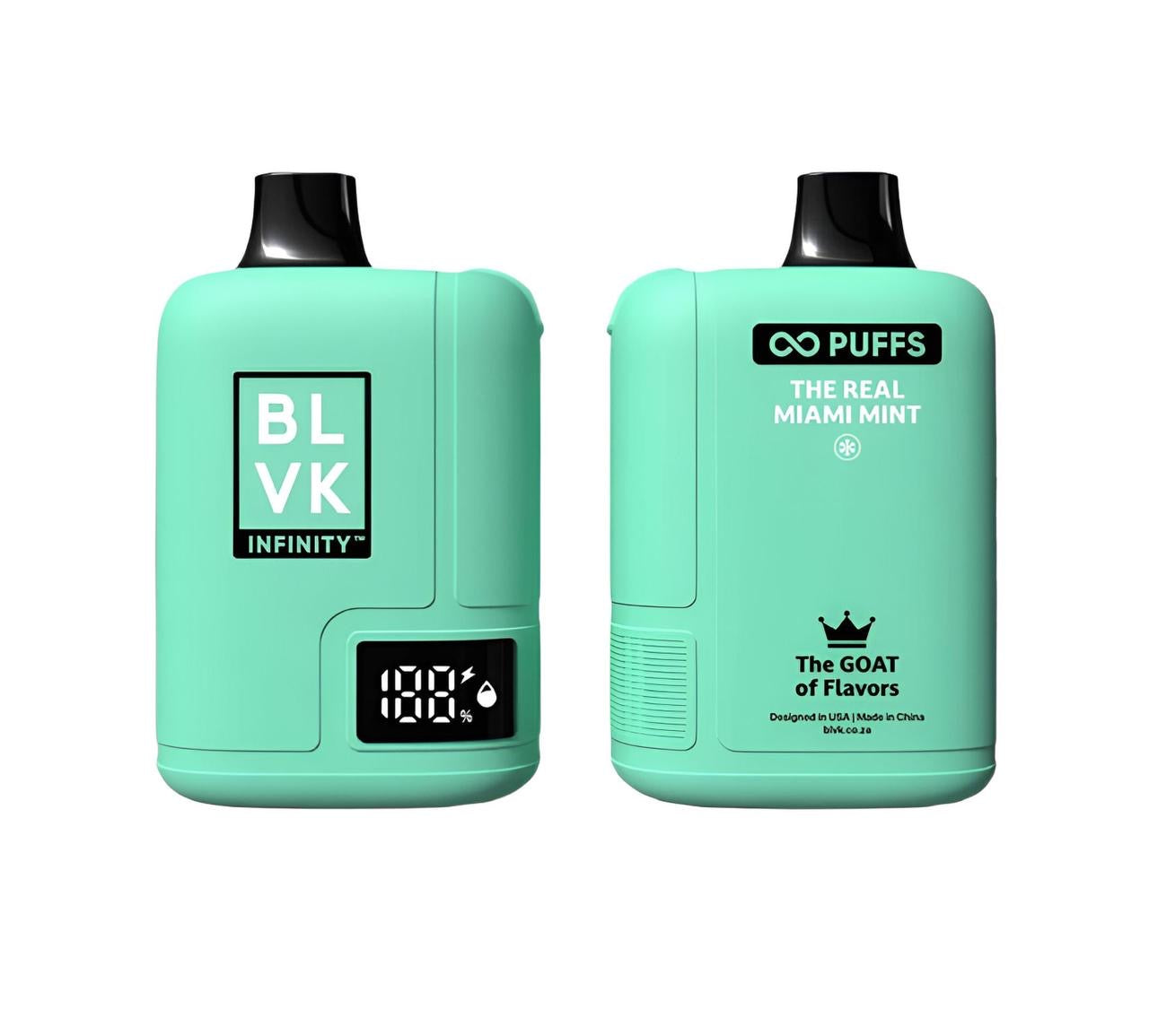 BLVK BLVK Infinity Disposable Vape | 80,000 Puffs | Dual Mesh Coil | Adjustable Airflow | OMG Distributors South Africa