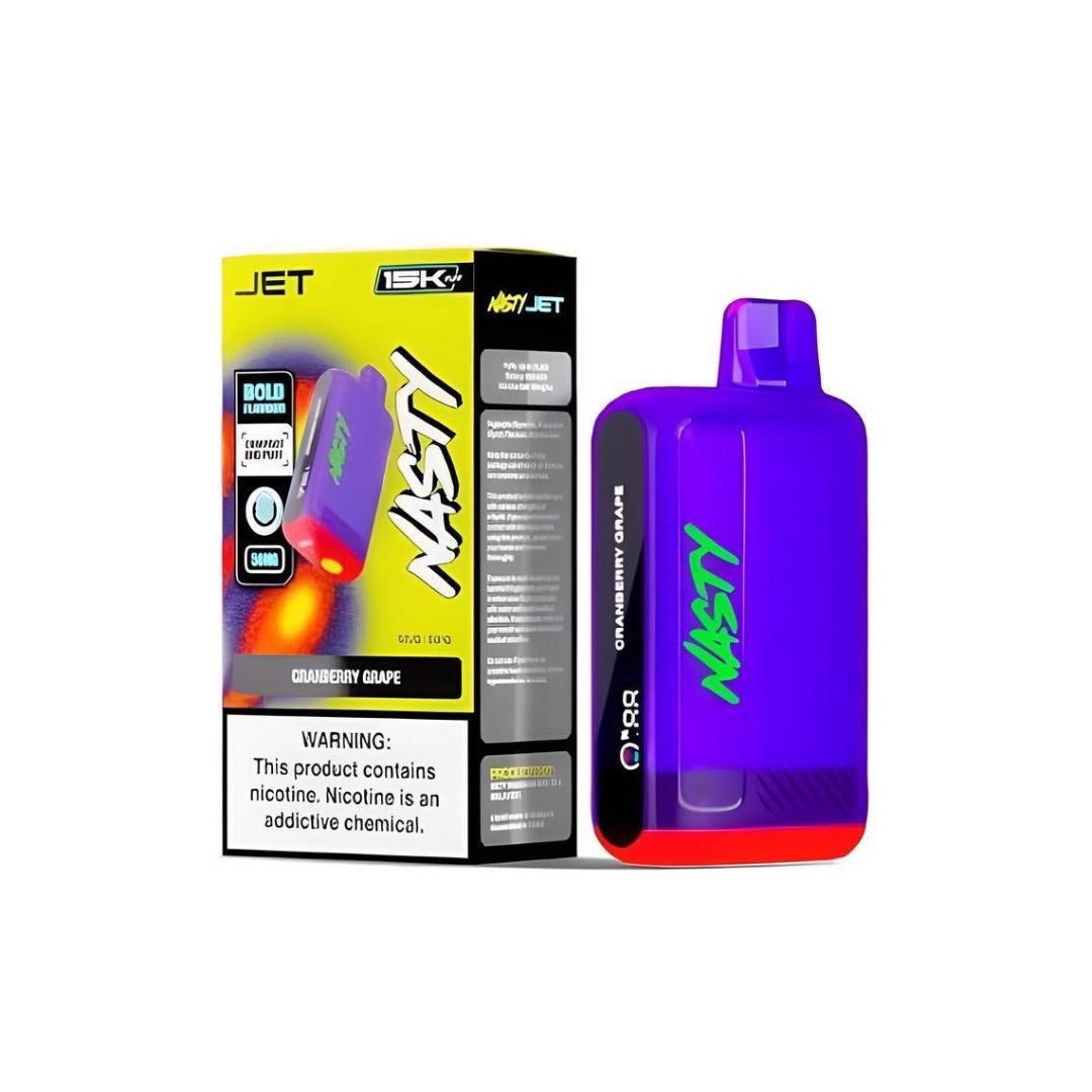 Nasty Nasty Jet 15Ki Disposable Vape | PULSE Mesh Coil | 17ml | Bold Flavour | OMG Distributors South Africa