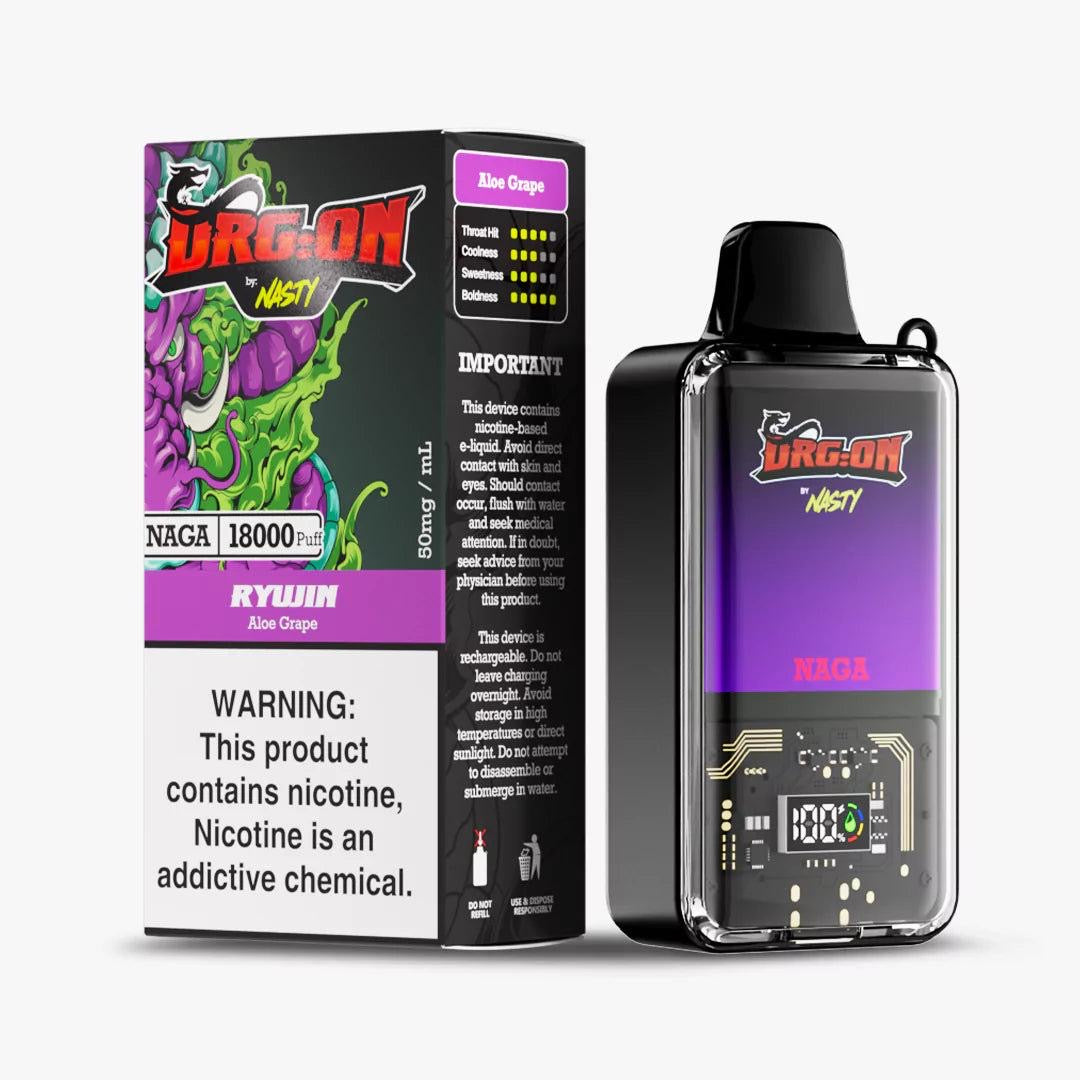 Nasty Nasty Bar DRG:ON 18K Disposable Vape | 18,000 Puffs | Dual Mesh Coil | Digital Display | OMG Distributors South Africa