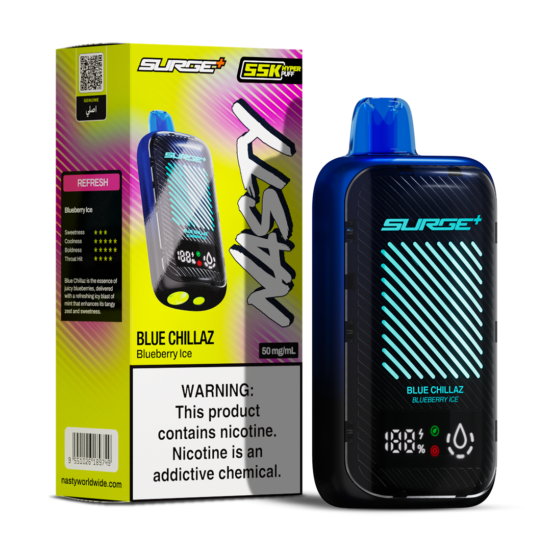 Nasty Nasty 55K Surge Disposable Vape | 55,000 Puffs | Dual Mesh Coil | ECO & Turbo Mode | OMG Distributors South Africa