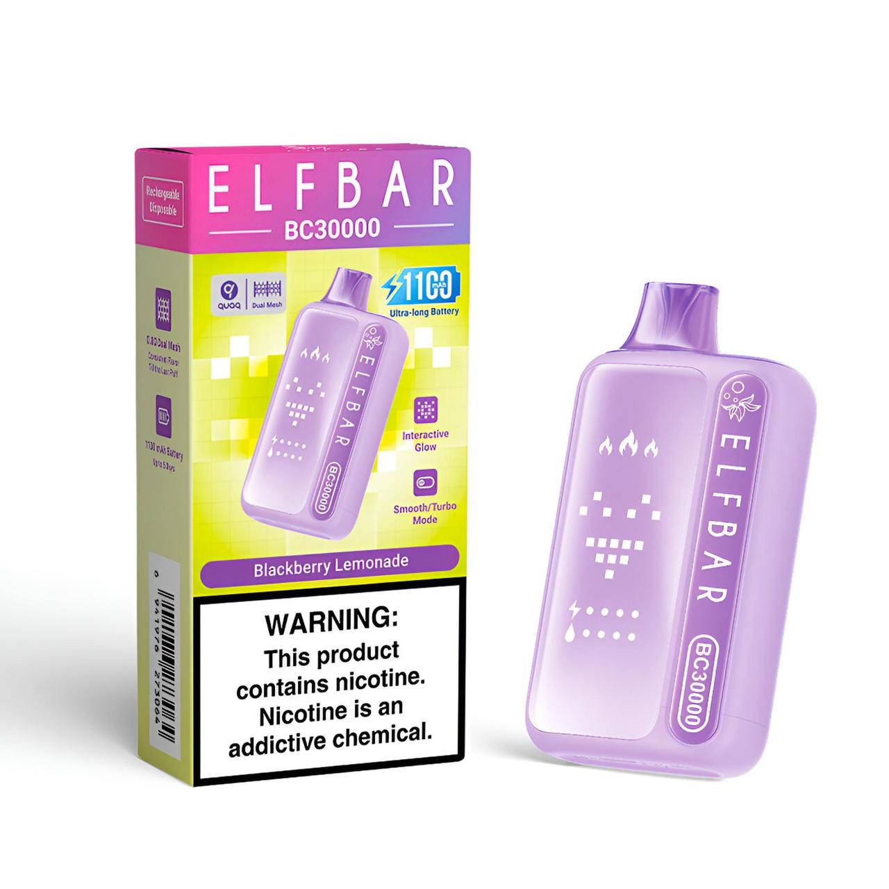 Elfbar Elfbar BC30000 Disposable Vape | 30,000 Puffs | Dual Mesh Coil | Turbo Mode | OMG Distributors South Africa