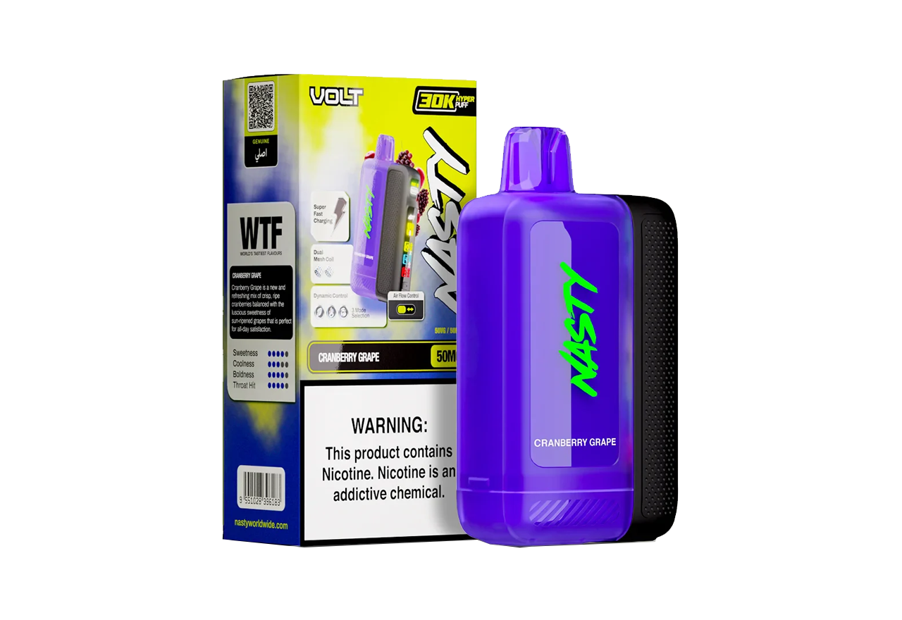Nasty Nasty Volt 30K Disposable Vape | Triple Mode | Dual Mesh Coil | Airflow Control | OMG Distributors South Africa
