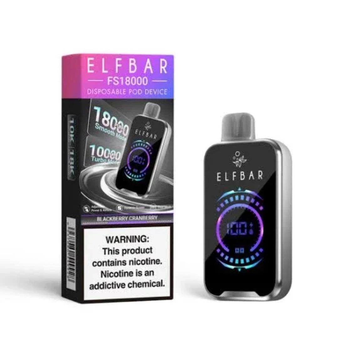 Elfbar Elfbar FS18000 Disposable Vape | 18,000 Puffs | Full LCD Display | 50mg Nicotine | OMG Distributors South Africa