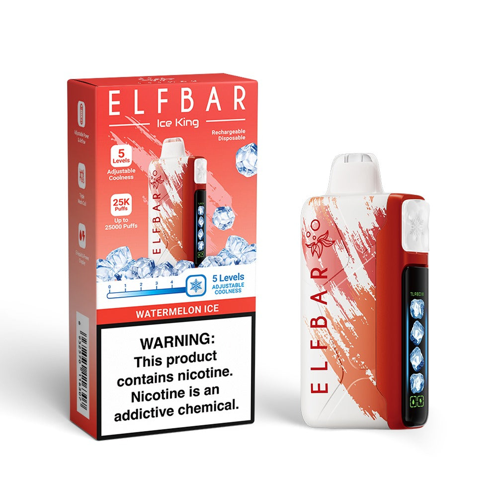Elfbar Elfbar Ice King 25000 Disposable Vape | 25,000 Puffs | Adjustable Ice Level | 5% Nicotine | OMG Distributors South Africa